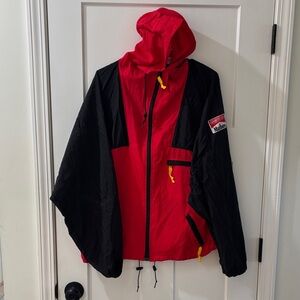 Marlboro Red and Black Windbreaker Jacket